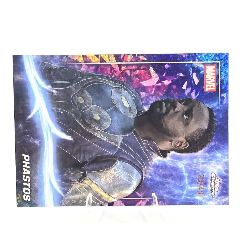 2025 Topps Chrome Marvel Studios Eternals Card Lot Phastos Sprite Kingo - Picture 4 of 12